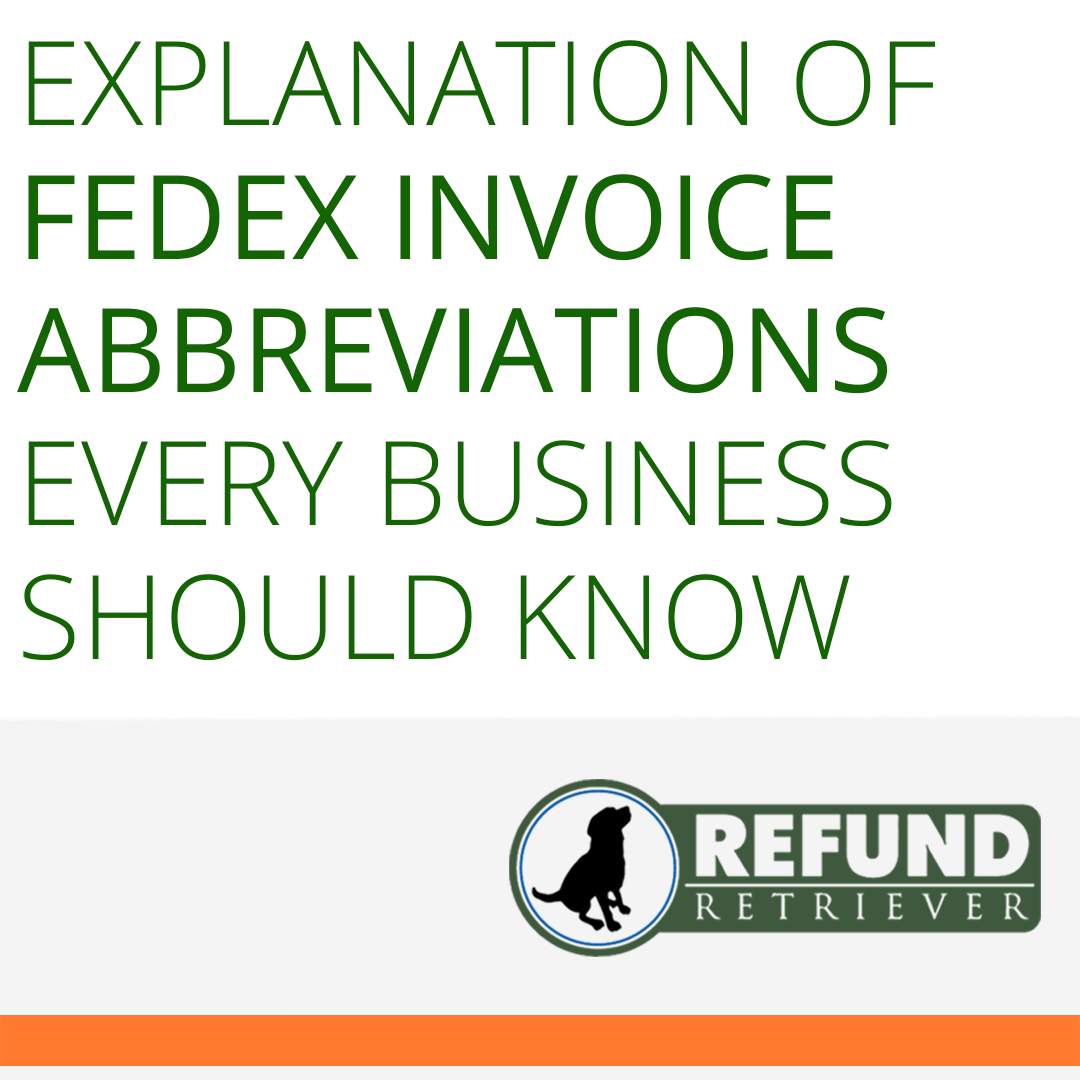 FedEx Invoice Abbreviations Every Business Should Know