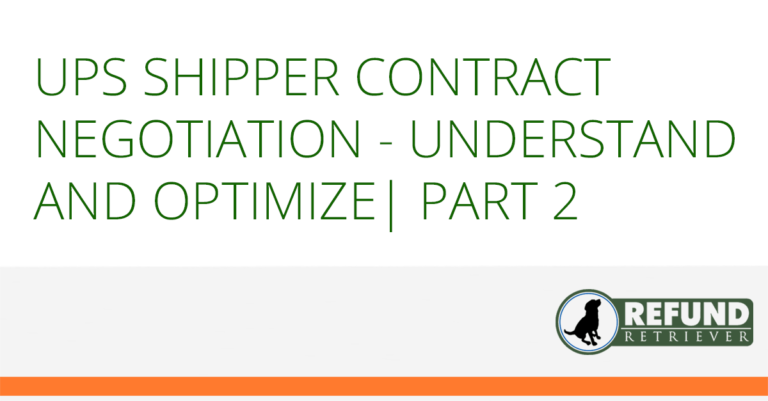 UPS Shipper Agreement Negotiation: Understanding Then Optimize - Part 1