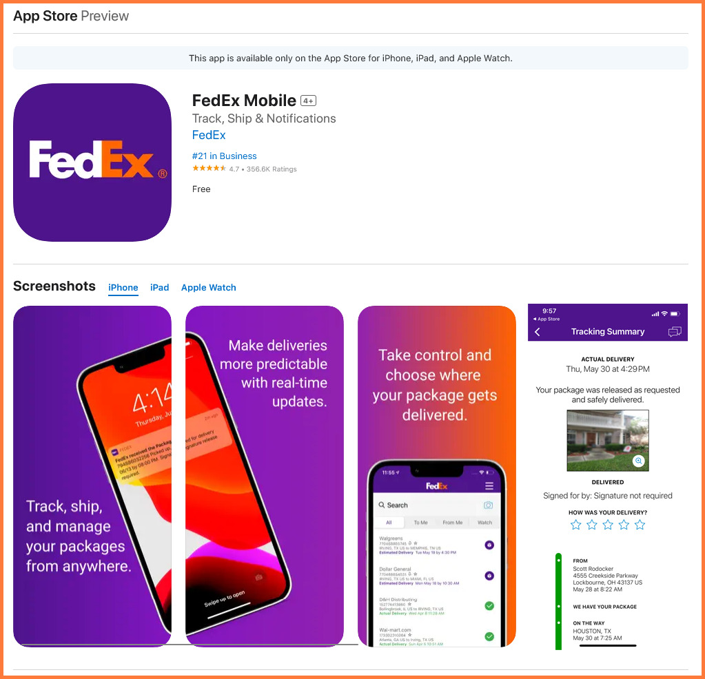 FedEx Delivery Manager with the FedEx Mobile App