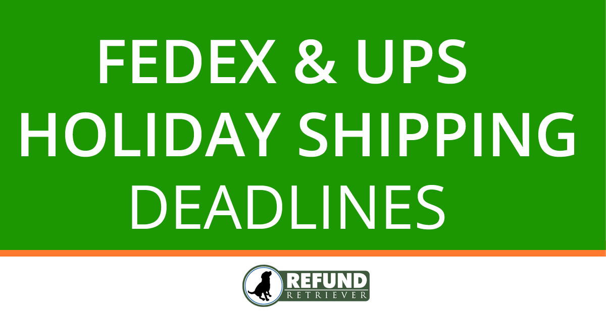 FedEx & UPS Holiday Shipping Deadlines for 2025